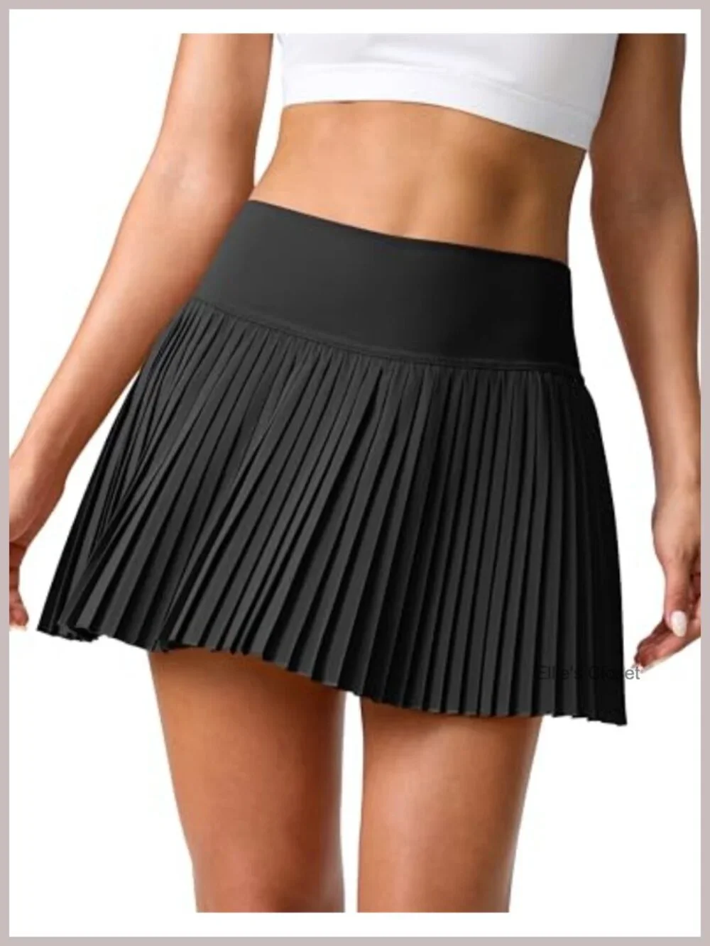 Pleated Tennis Skirt with Pockets High Waisted Lightweight Athletic Golf Skort